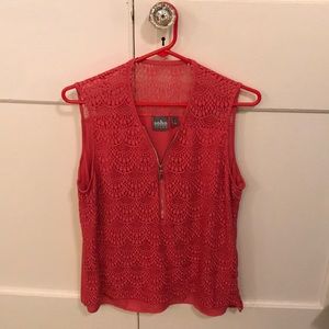 New York & Company Medium Pink Blouse